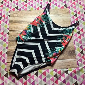 BRAND NEW! Tropical one piece swimsuit by PINK